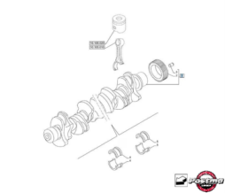 Iveco Cursor 13 truck krukas nr : 5801826075 code : F3HFE611